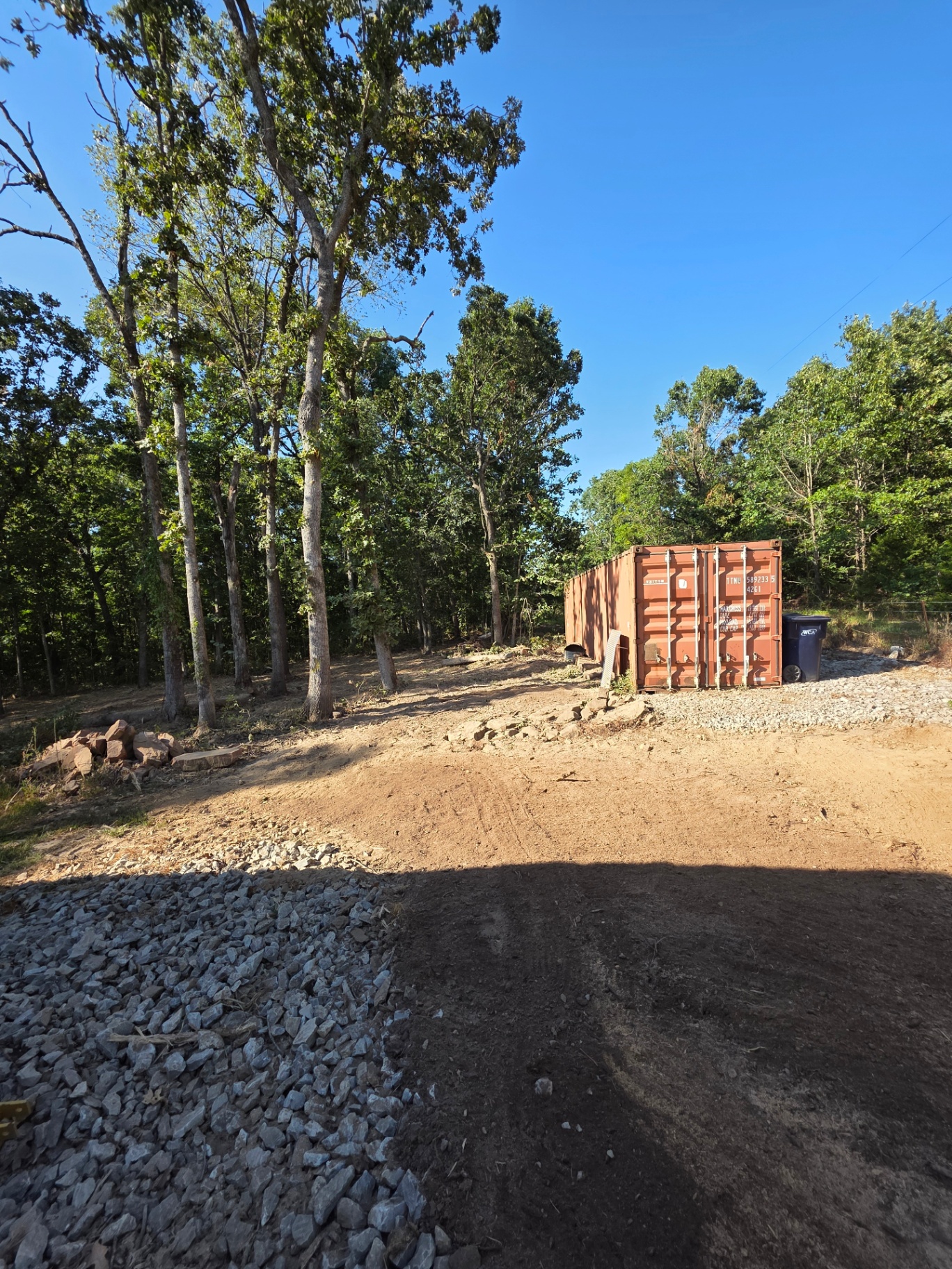 Forestry mulching job 1 — after: clean, mulched ground in one pass